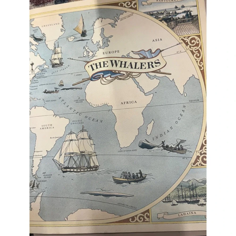 Time-Life The Whalers Seafarers Series Illustrated History Book‎ Nautical